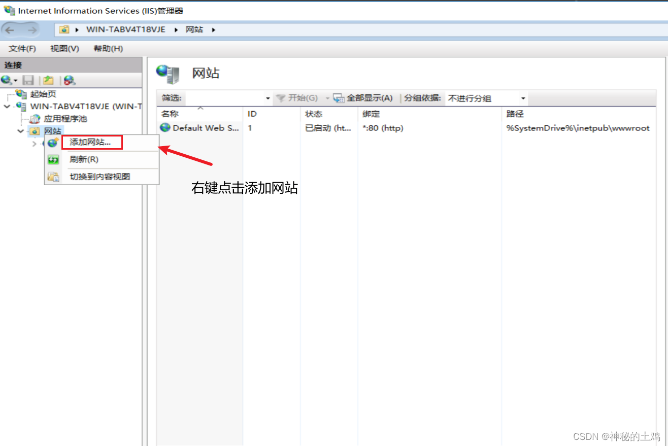 WIndows Server 2016 部署 Web服务（简单篇）