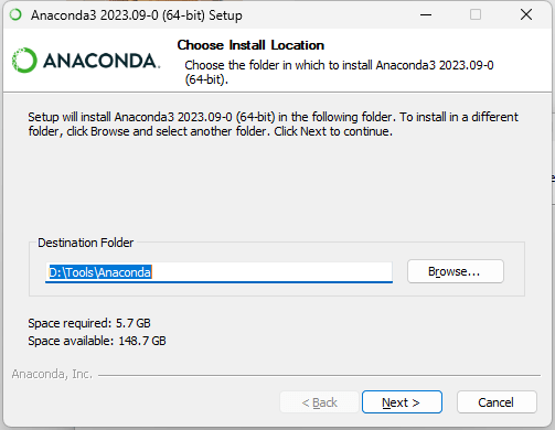 Windows系统安装Anaconda