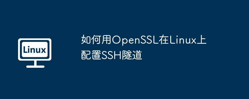 如何用OpenSSL在Linux上配置SSH隧道