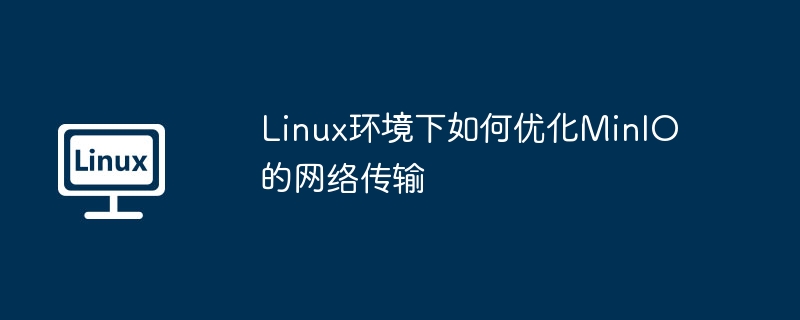 Linux环境下如何优化MinIO的网络传输