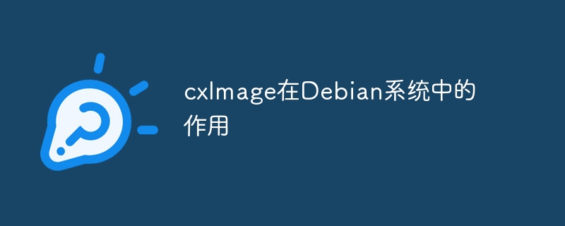 cxImage在Debian系统中的作用
