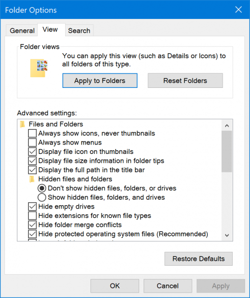 Win10系统资源管理器禁用文件分组的方法