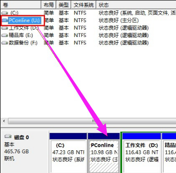 Win7系统修改盘符号的方法