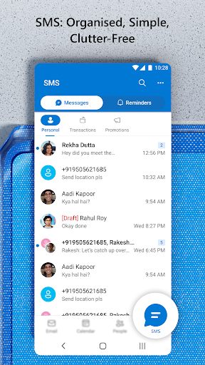 微软邮件应用 Outlook Lite 扩充技能：支持收发 SMS 短信