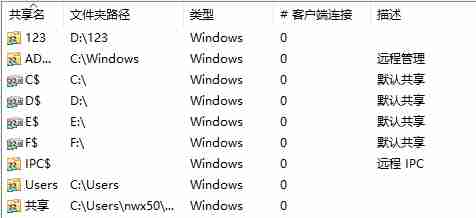 Win10怎么查看电脑中的所有共享文件夹？