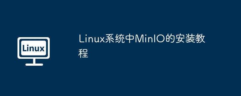 Linux系统中MinIO的安装教程