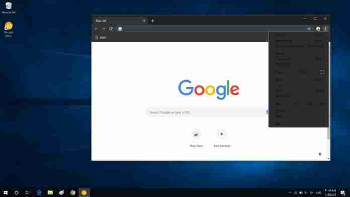 如何在Win10上尝鲜启用Chrome的黑暗模式