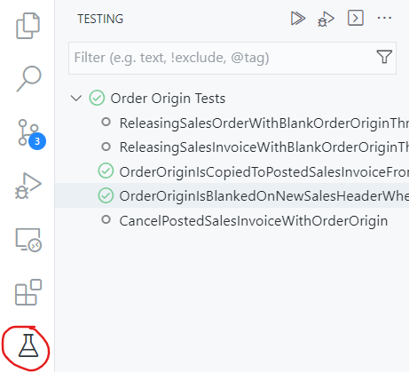 Testing Pane