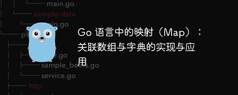 Go 语言中的映射（Map）：关联数组与字典的实现与应用
