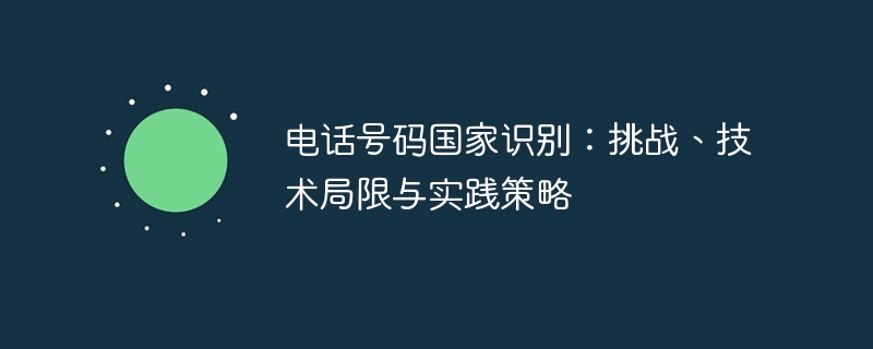 电话号码国家识别：挑战、技术局限与实践策略