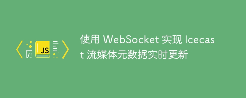 使用 WebSocket 实现 Icecast 流媒体元数据实时更新