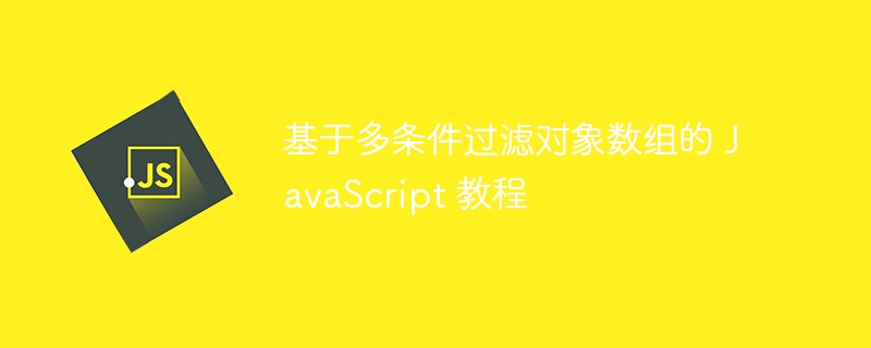 基于多条件过滤对象数组的 JavaScript 教程
