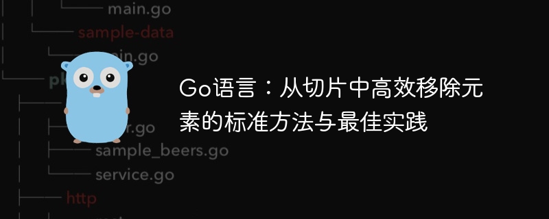 Go语言：从切片中高效移除元素的标准方法与最佳实践
