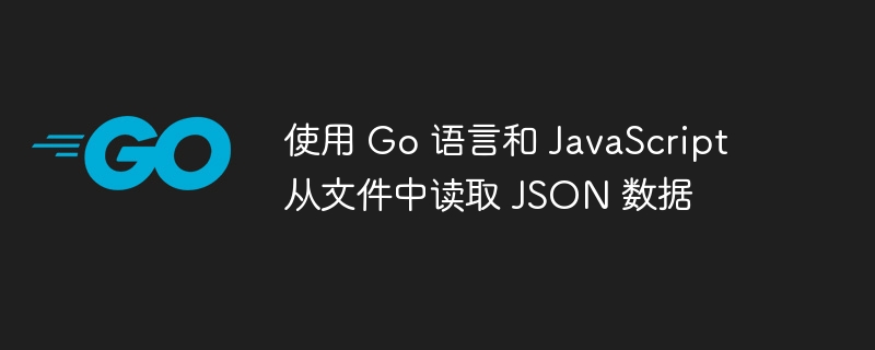 使用 Go 语言和 JavaScript 从文件中读取 JSON 数据