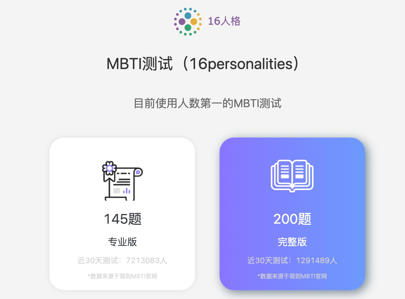 mbti专业版官网免费入口 mbti专业版官网免费地址