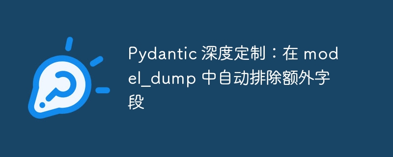 Pydantic 深度定制：在 model_dump 中自动排除额外字段
