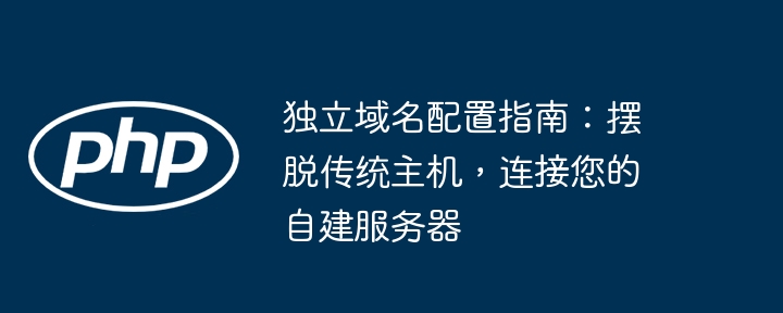 独立域名配置指南：摆脱传统主机，连接您的自建服务器
