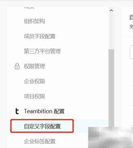 Teambition删除企业字段方法
