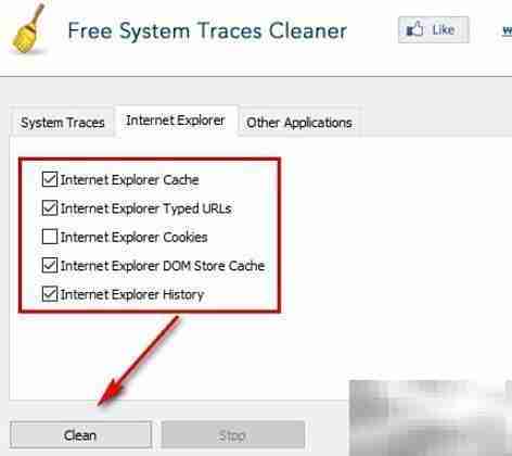 Free System Traces Cleaner清空系统痕迹方法