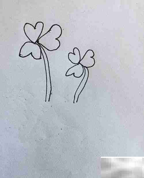 三叶草简笔画轻松学