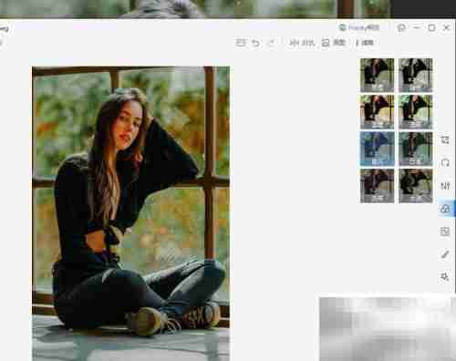 WPS图片晨光滤镜使用技巧