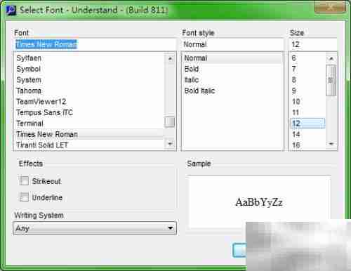 调整SciTools菜单栏字体大小