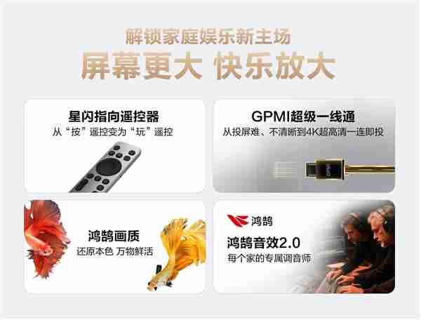 长虹、海思联合发布长虹星闪电视2.0：一根线搞定供电+4K传输