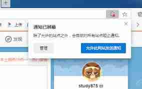 Edge浏览器如何启用通知请求静音功能