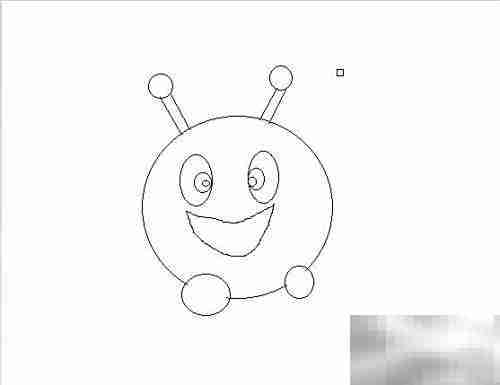 可爱小精灵手绘教程