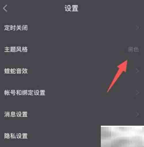 酷狗概念版开启黑色主题教程