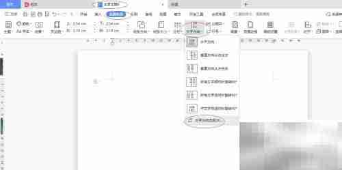 WPS自定义文字方向技巧