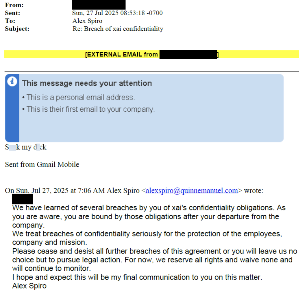 OpenAI 强硬回击马斯克窃密诉讼，xAI 被指恶意人肉离职员工