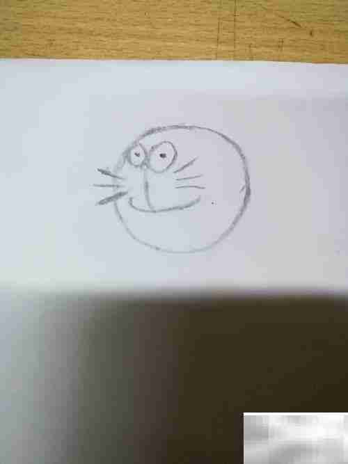 简笔画机器猫教程