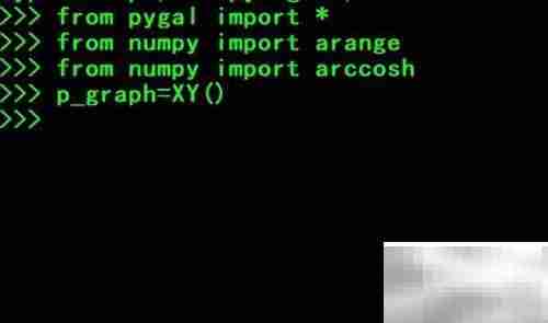用Python pygal绘制反双曲余弦函数图像