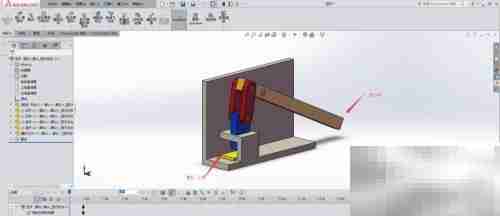 SolidWorks仿真部件变形分析