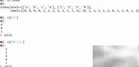 Series层次索引解析