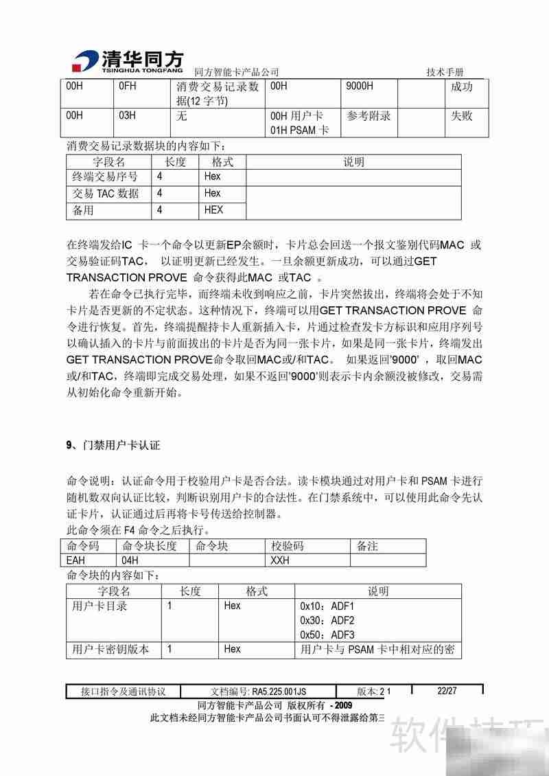 TF-RF102xT开发指南