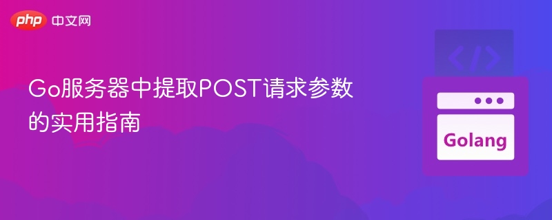 Go服务器中提取POST请求参数的实用指南
