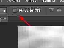 PS显示变换控件方法