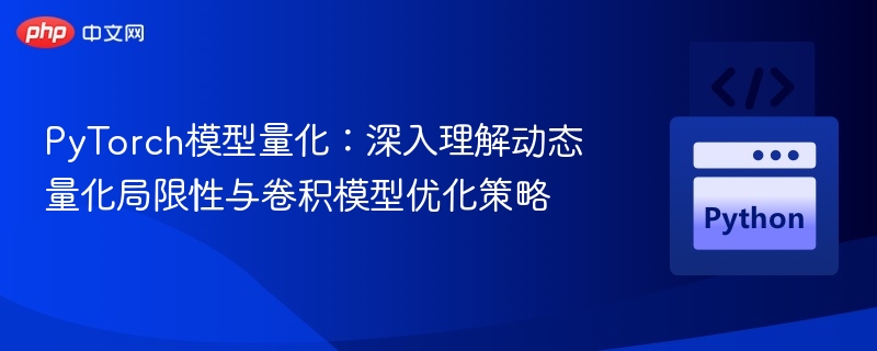 PyTorch模型量化：深入理解动态量化局限性与卷积模型优化策略
