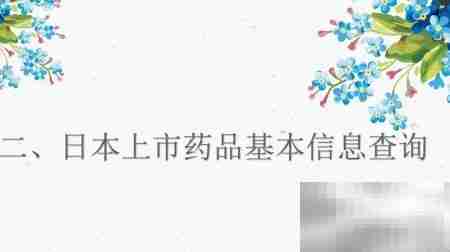日本药学专利检索新法