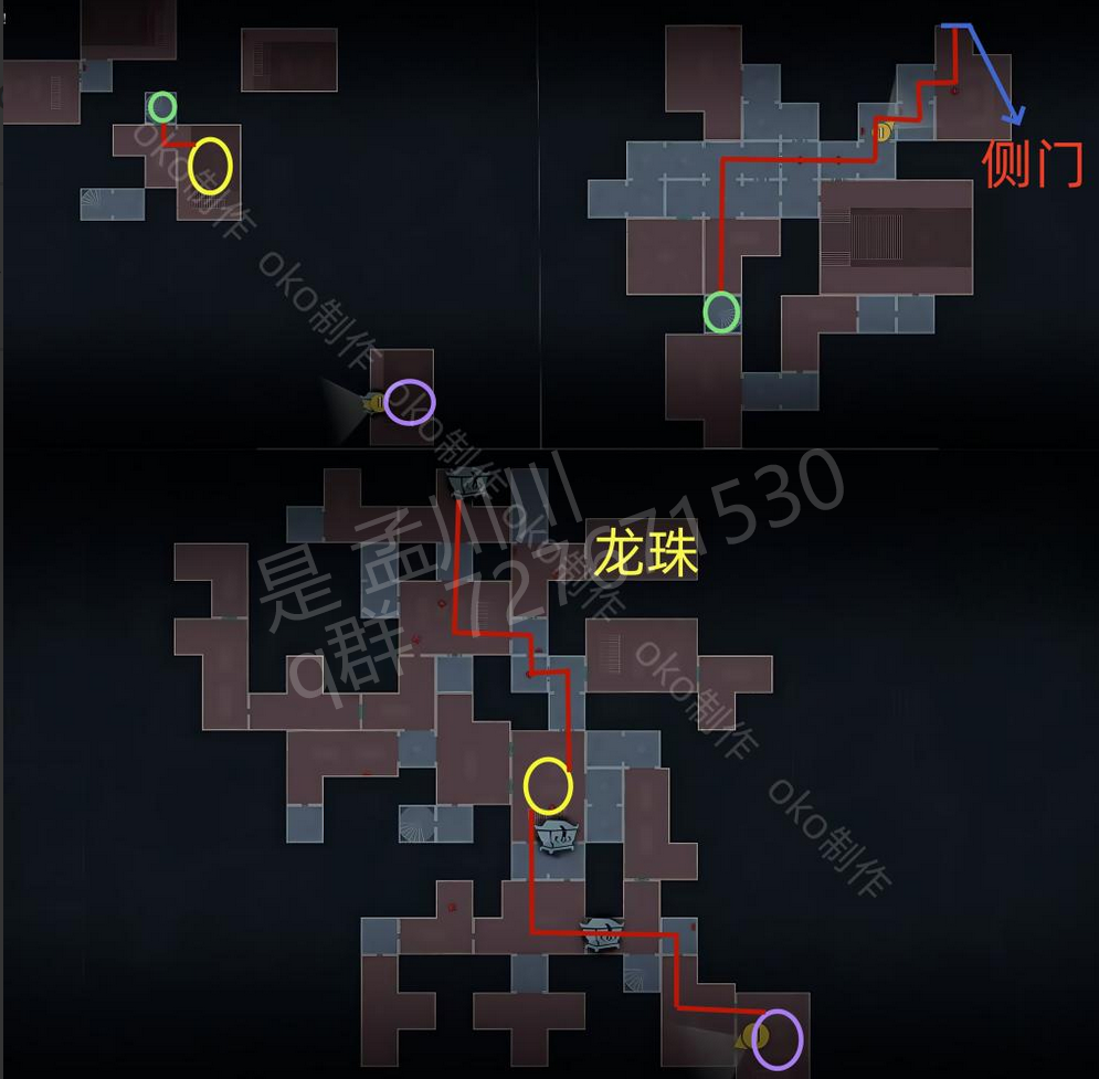 超自然行动组精绝古城困难┗型全地图小抄