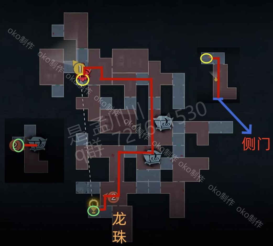 超自然行动组精绝古城困难┗型全地图小抄