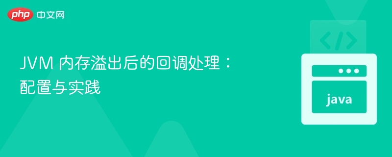 JVM 内存溢出后的回调处理：配置与实践