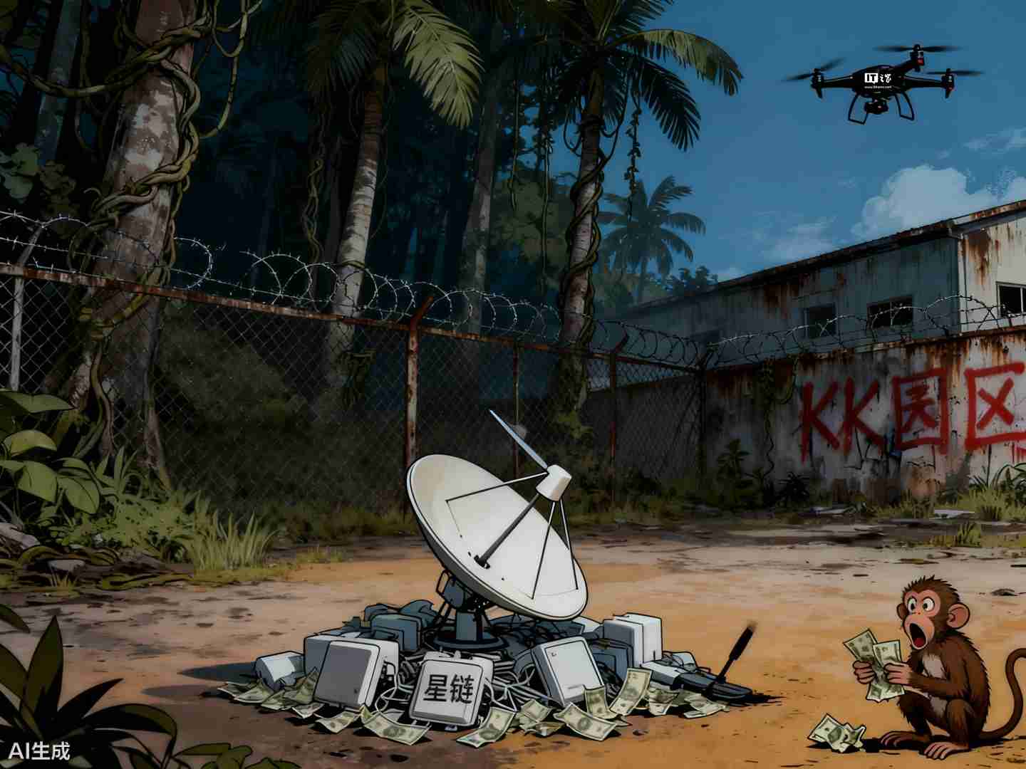 SpaceX:识别并切断缅甸电诈园区周边逾 2500 台“星链”设备