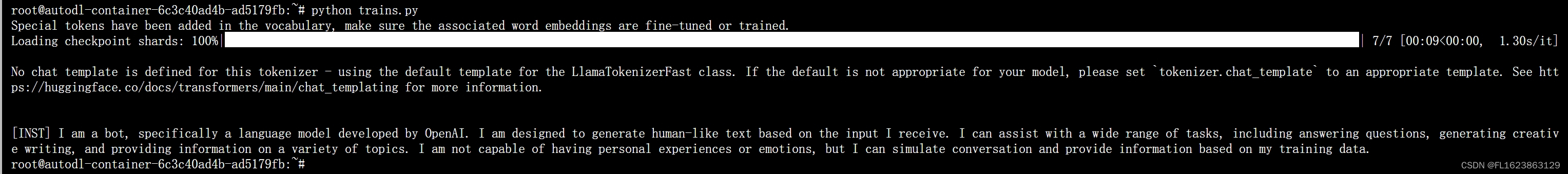 [大模型]DeepSeek-MoE-16b-chat Transformers 部署调用