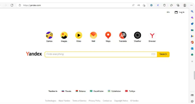 《Yandex》账号注册方法教程