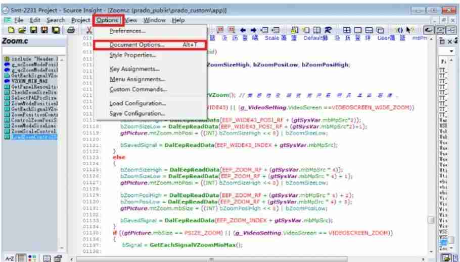 source insight代码格式化怎么排版?source insight代码格式化怎么排版的方法