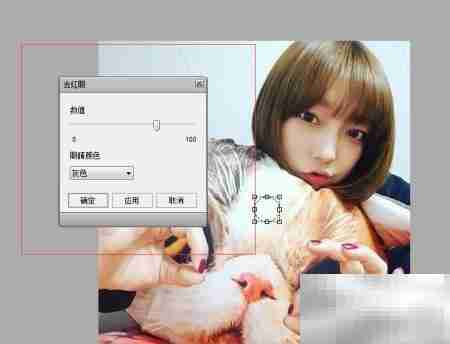 舞蝶飞创意去红眼技巧