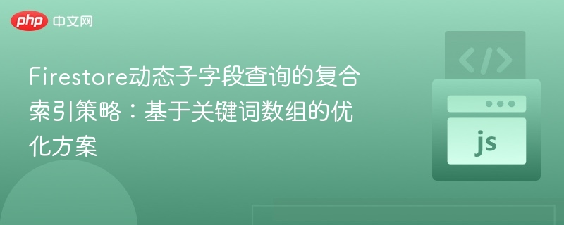 Firestore动态子字段查询的复合索引策略：基于关键词数组的优化方案